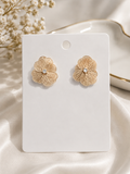 Aretes Flor Dorada