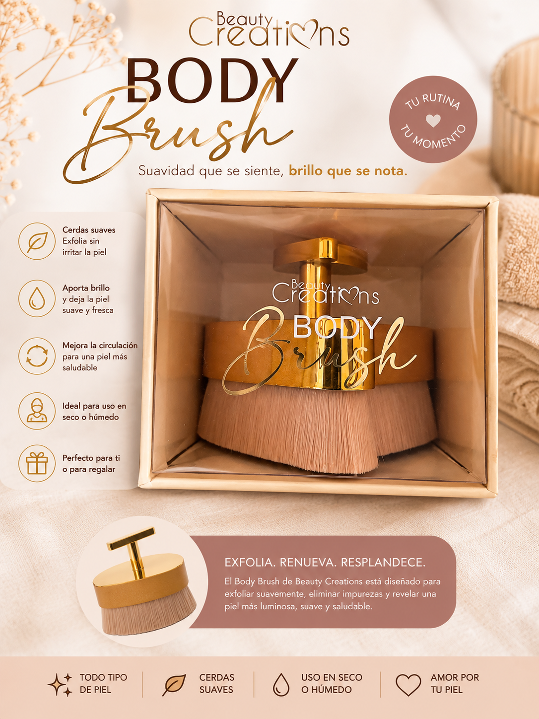Beauty Creations Body Brush