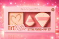 Beauty Creations Bye Filter Setting Powder + Puff Set