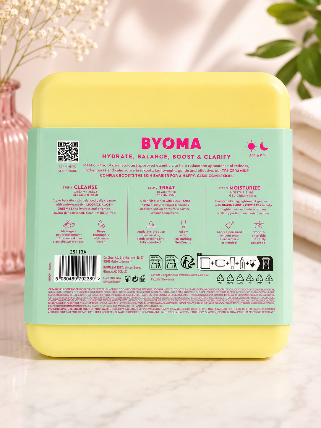 BYOMA So Clear Set – Kit de Cuidado Facial (Mini)