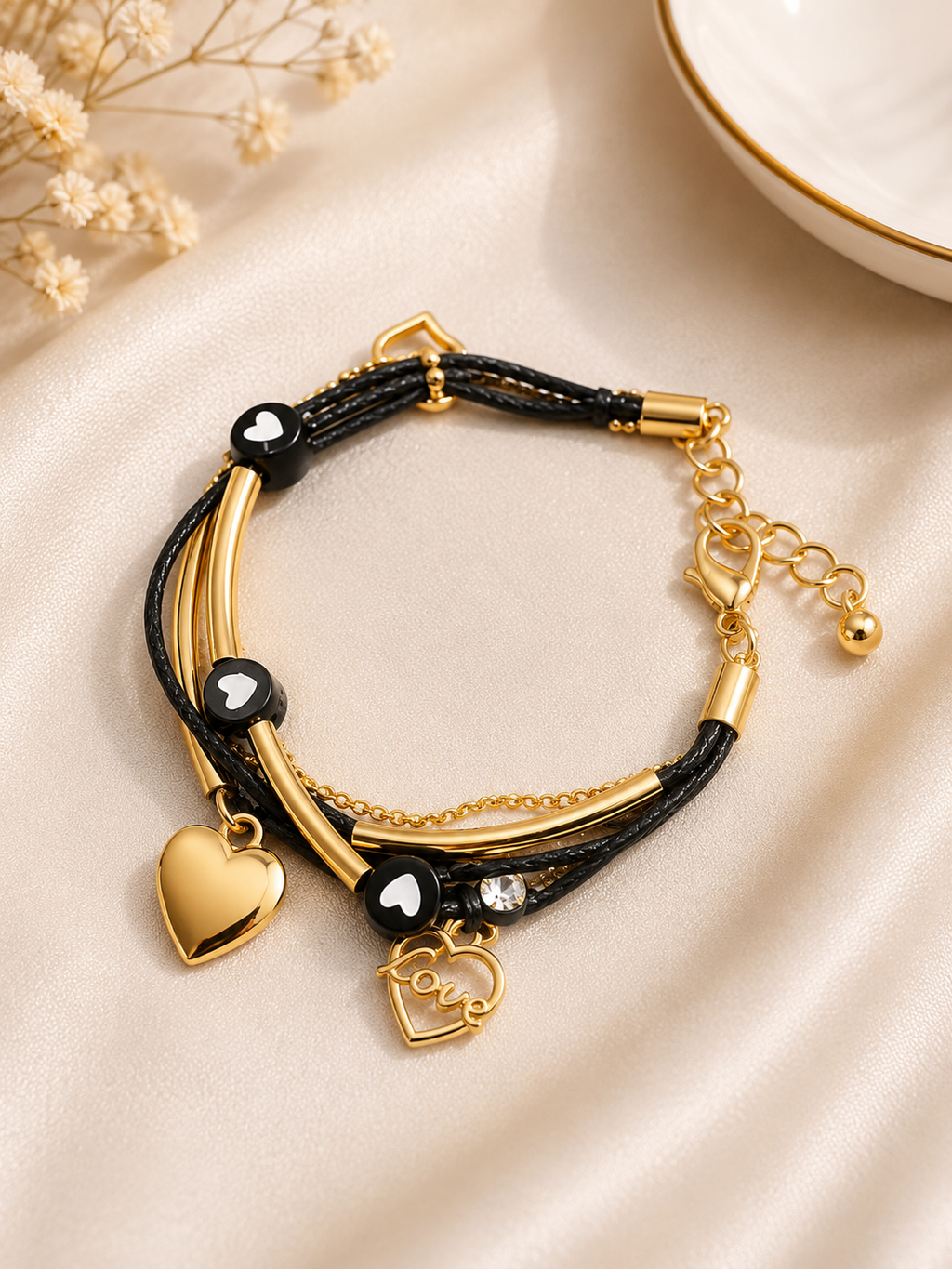 Set Elegancia Dorada & Negro