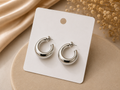 Aretes de Aro Plateados – Livianos