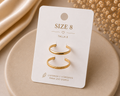 Anillos Dorados Talla 8 – Elegancia en Cada Detalle