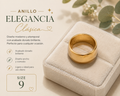 Anillo Dorado Color Crema – Size 9