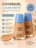 CoverGirl Clean Matte Liquid Foundation – Tono 540 Natural Beige