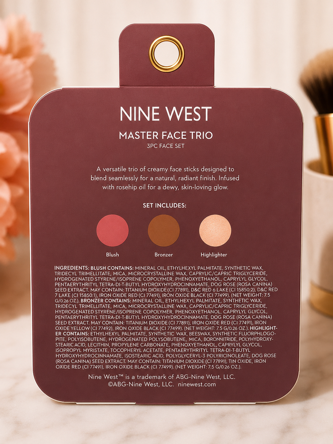 Nine West Master Face Trio – Set de maquillaje en crema 3 en 1